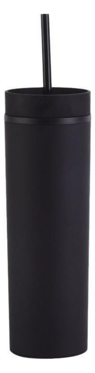 Plastic Straw Cup 500ml