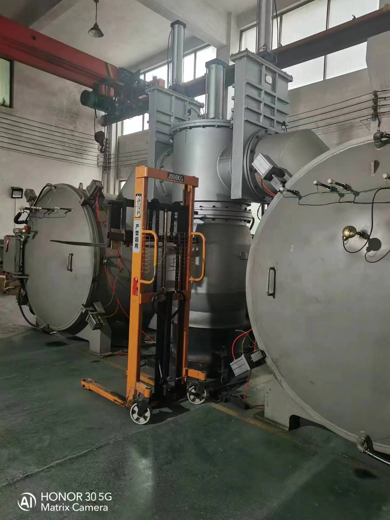 Vacuum brazing and evacuation